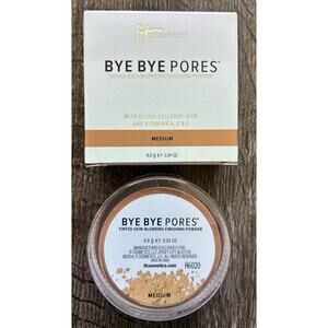 it cosmetics bye bye pores finishing powder tinted medium NWT